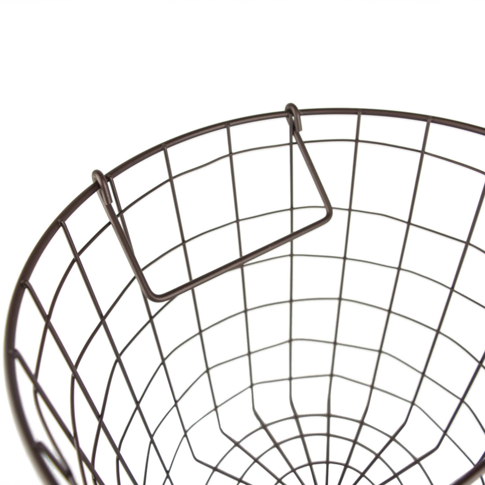 DII® 10" Bronze Round Metal Basket